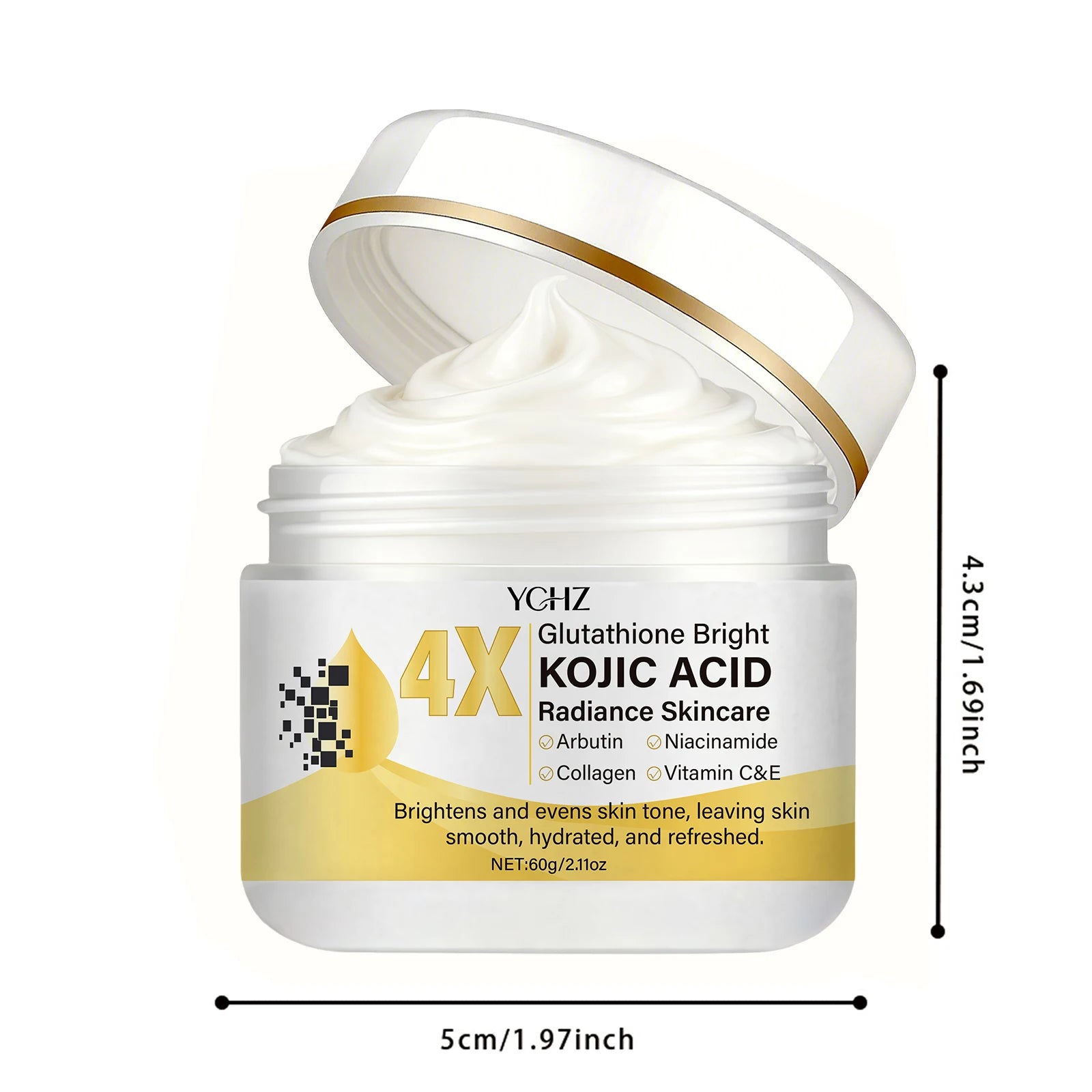 Kojic Acid & Niacinamide Brightening Face Cream - Dark Spot Corrector