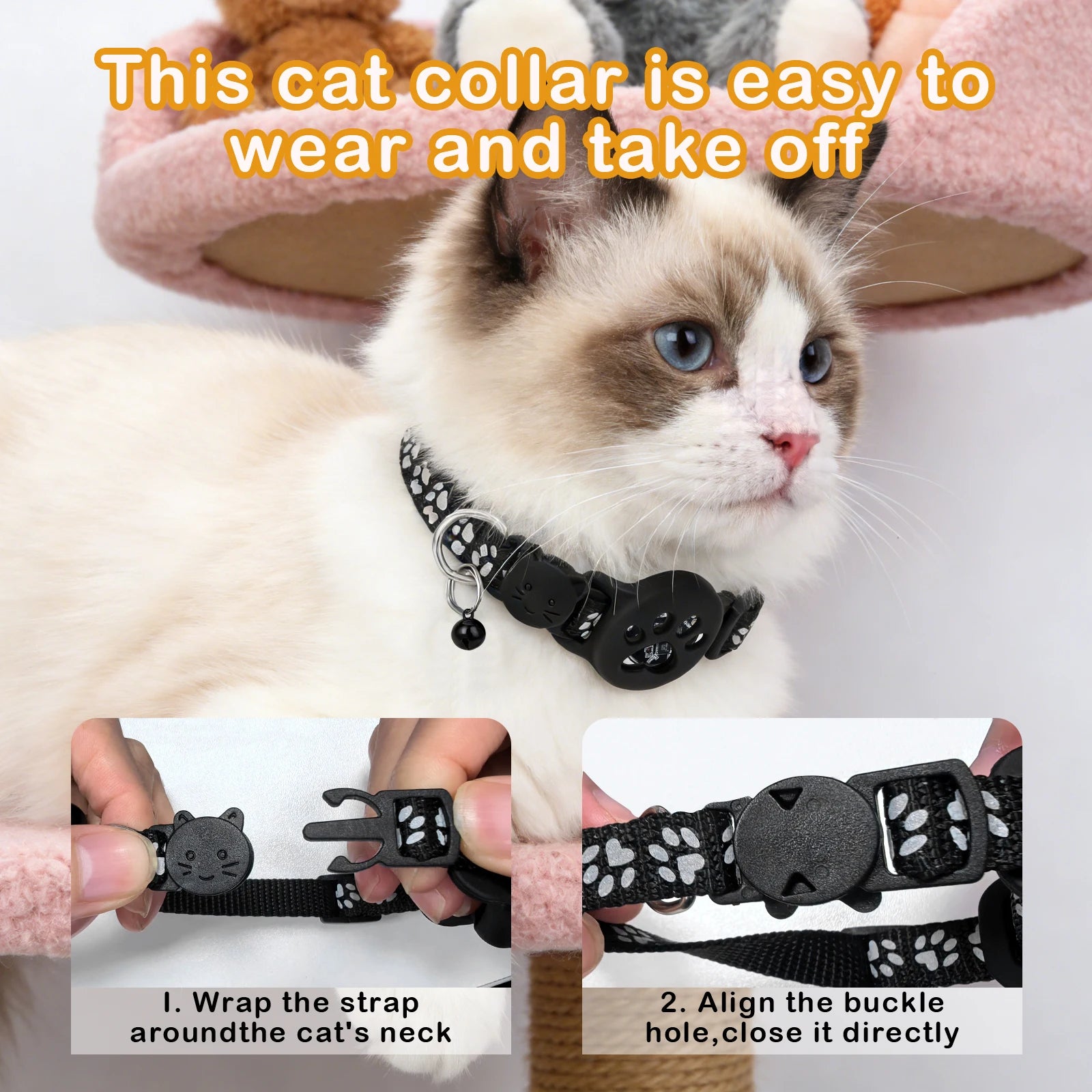 Smart GPS Tracker Collar for Cats & Dogs