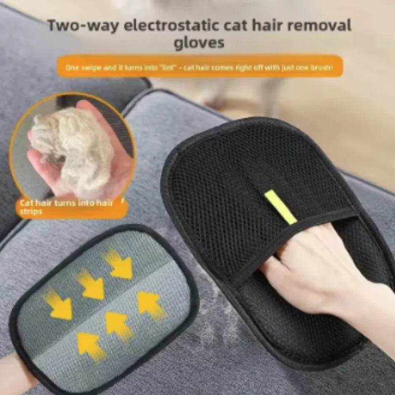 Gants épilatoires pour animaux – Double face et réutilisables