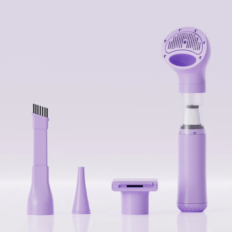 Wireless Pet Grooming Vacuum — All-in-One Hair Remover Comb for Dogs & Cats