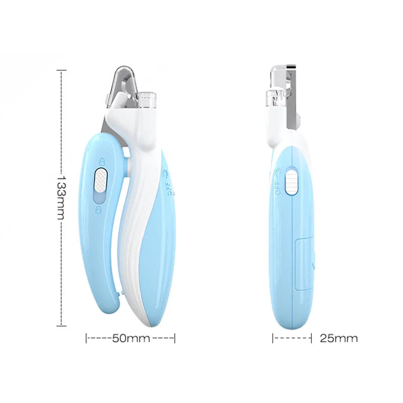 Coupe-Ongles LED pour Chien & Chat — Butée de Sécurité