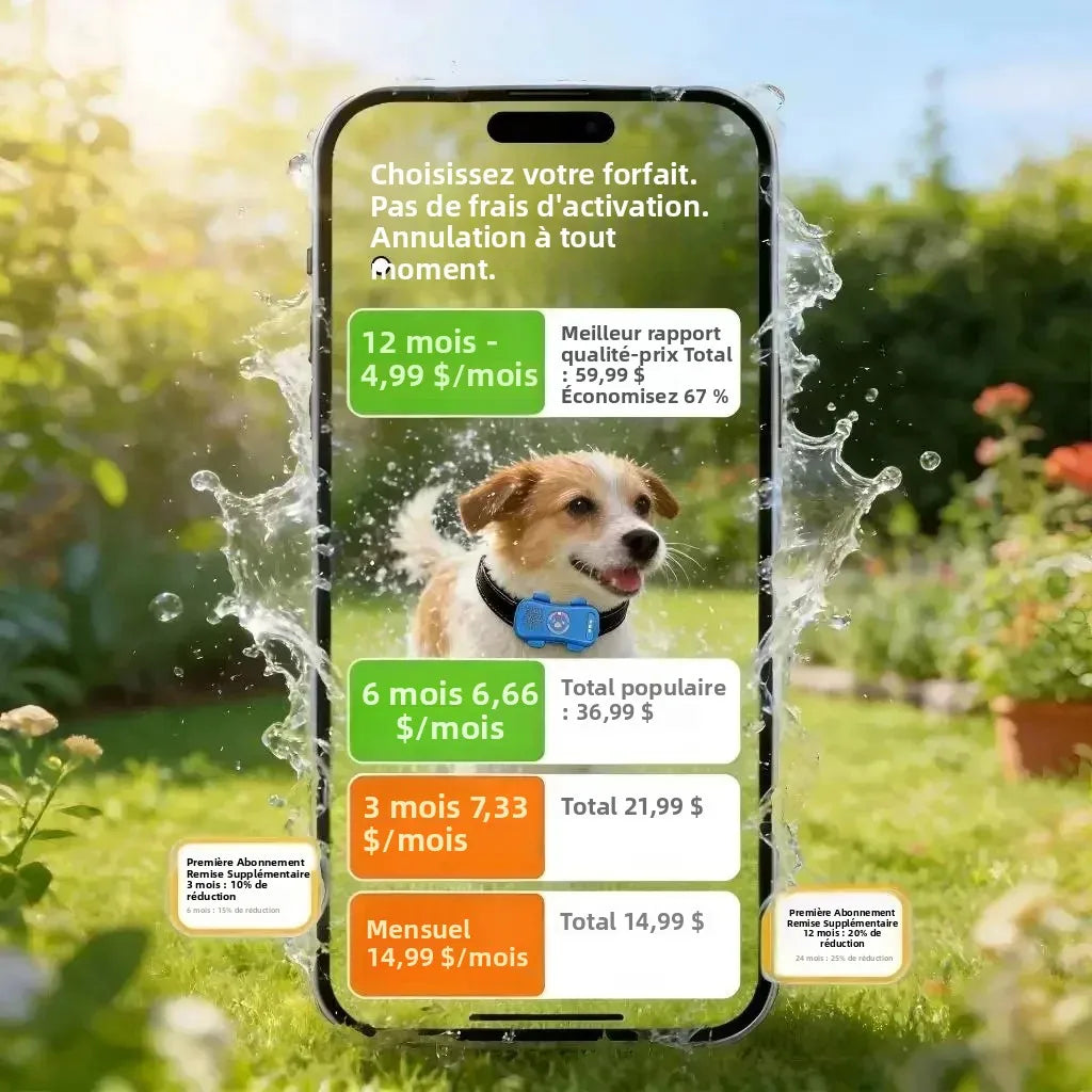 Collier GPS traceur pour animaux – Localisez-les partout, à tout moment