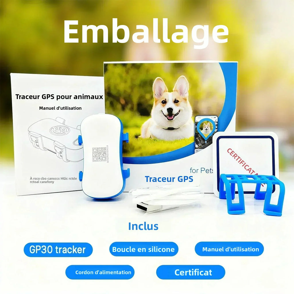 Collier GPS traceur pour animaux – Localisez-les partout, à tout moment
