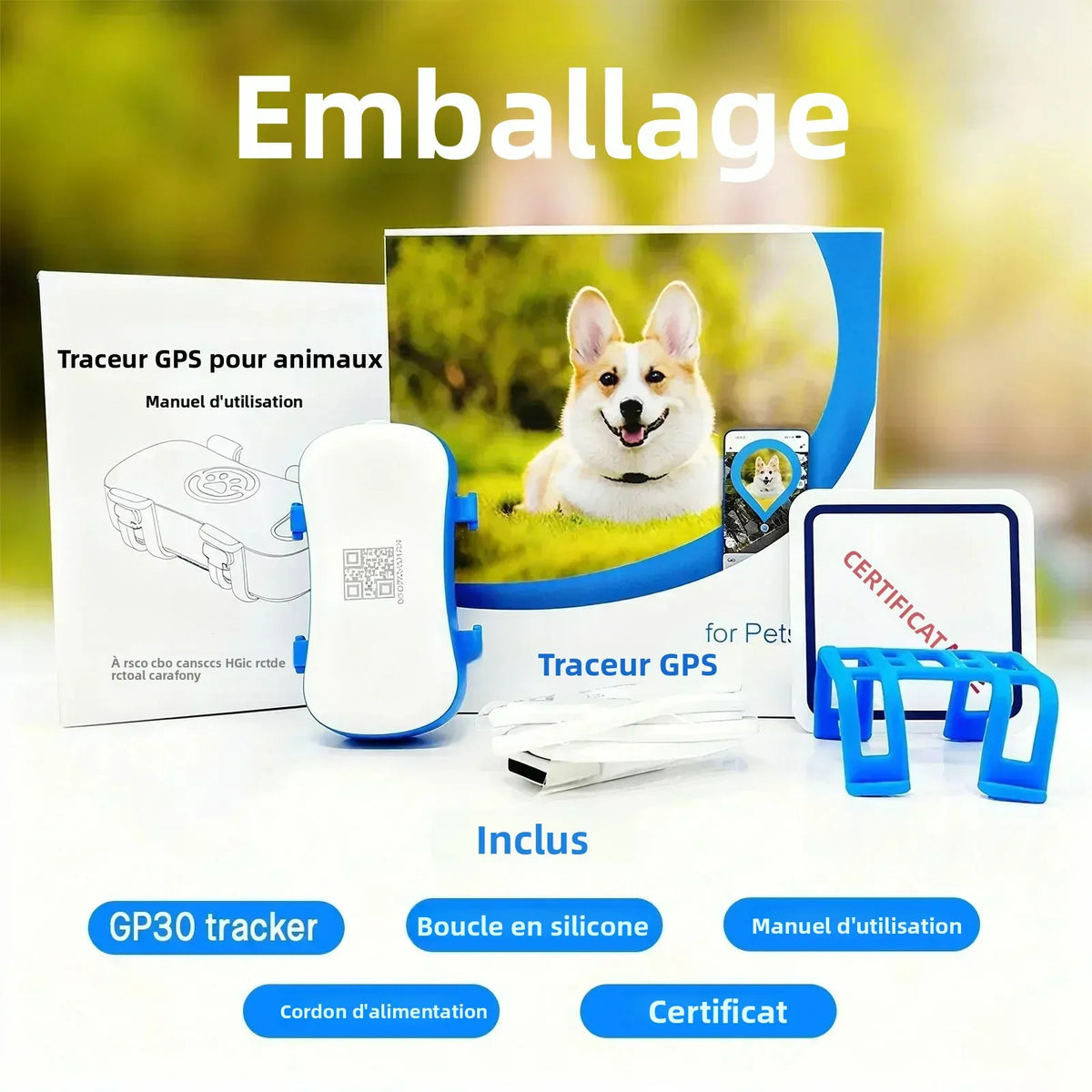Collier GPS traceur pour animaux – Localisez-les partout, à tout moment