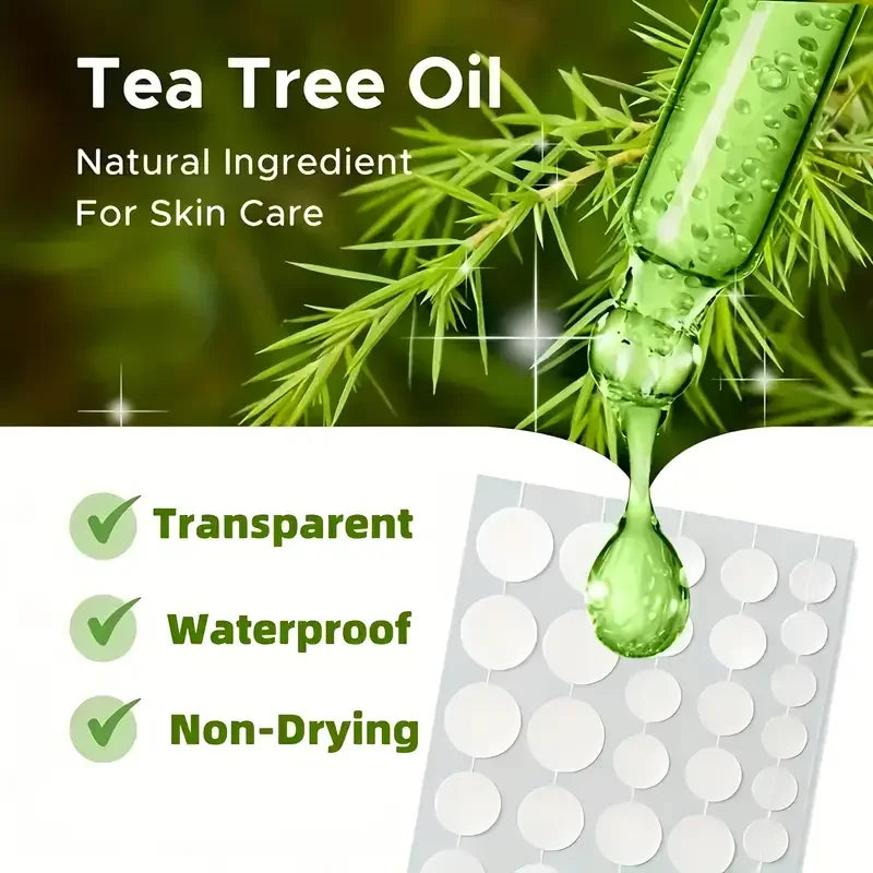 Hydrocolloid Pimple Patches — Invisible Acne Spot Treatment, 200/400/800 Pcs