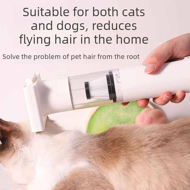 Wireless Pet Grooming Vacuum — All-in-One Hair Remover Comb for Dogs & Cats